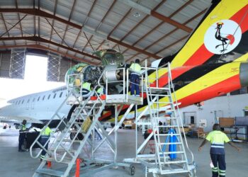 Uganda Airlines Engineers Make History With First-Ever Engine Change at Home