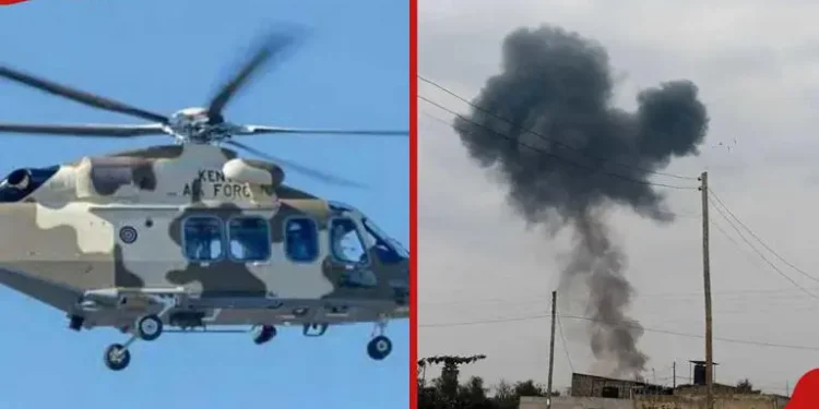 Military Helicopter Crashes, Several Burnt Beyond Recognition