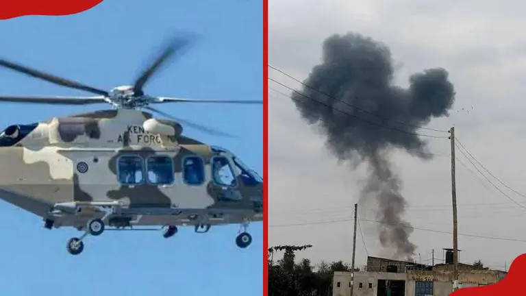 Military Helicopter Crashes, Several Burnt Beyond Recognition