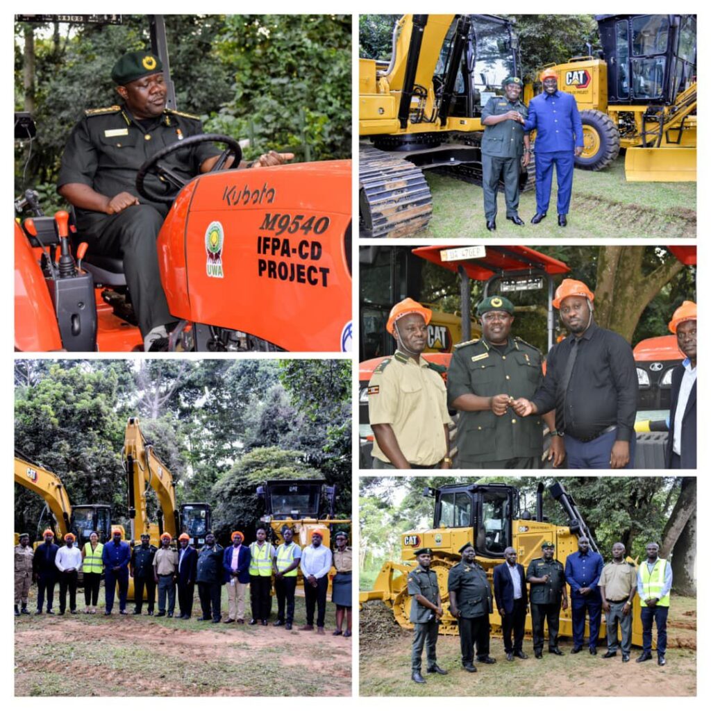 PHOTOS: UWA Receives Heavy Road Construction Equipment to Boost Conservation Infrastructure